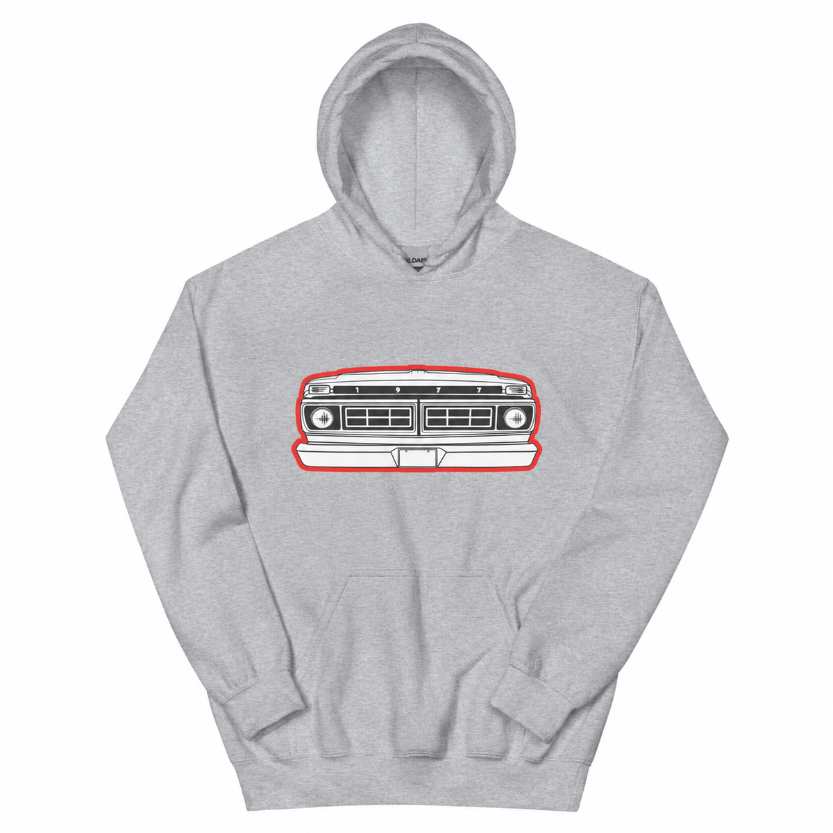 1977 Highboy Dentside Grille Hoodie | Body By Highboy - vintage ford 1967–1979 Highboy, Bumpside, and Dentside truck design – BodyByHighboy