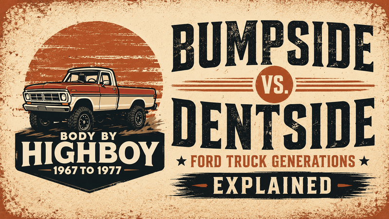 Bumpside vs. Dentside: Ford Truck Generations Explained - BodyByHighboy