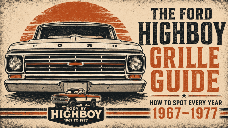 The Ford Highboy Grille Guide: How to Spot Every Year, 1967–1977 - BodyByHighboy