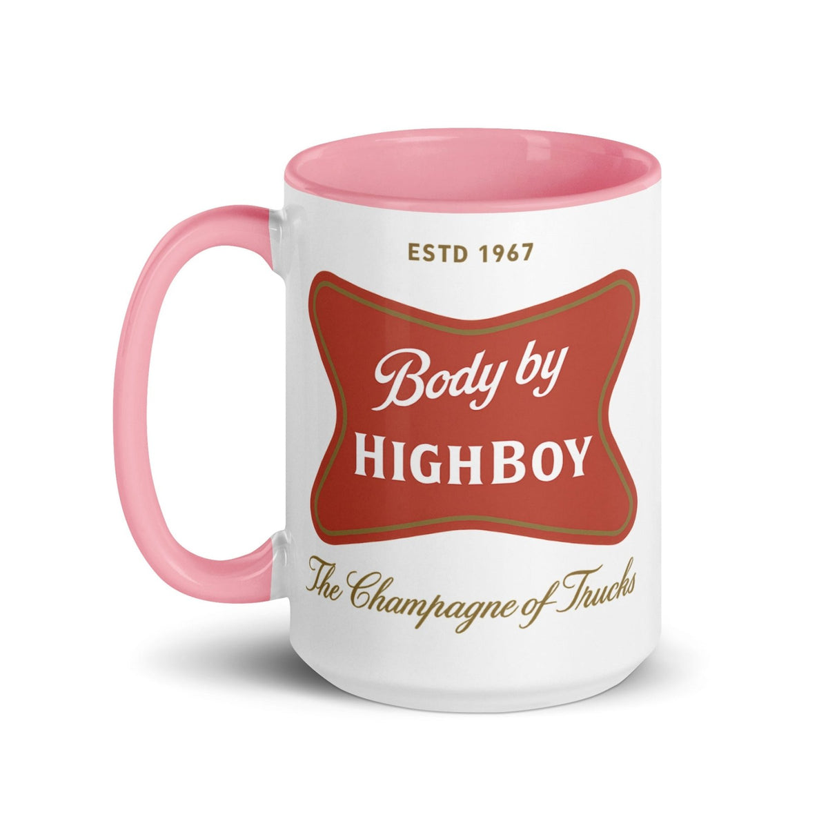 1967–1977 Bumpside & Dentside Highboy Champagne of Trucks 15 oz Ceramic Mug | Body By Highboy - vintage ford 1967–1979 Highboy, Bumpside, and Dentside truck design – BodyByHighboy