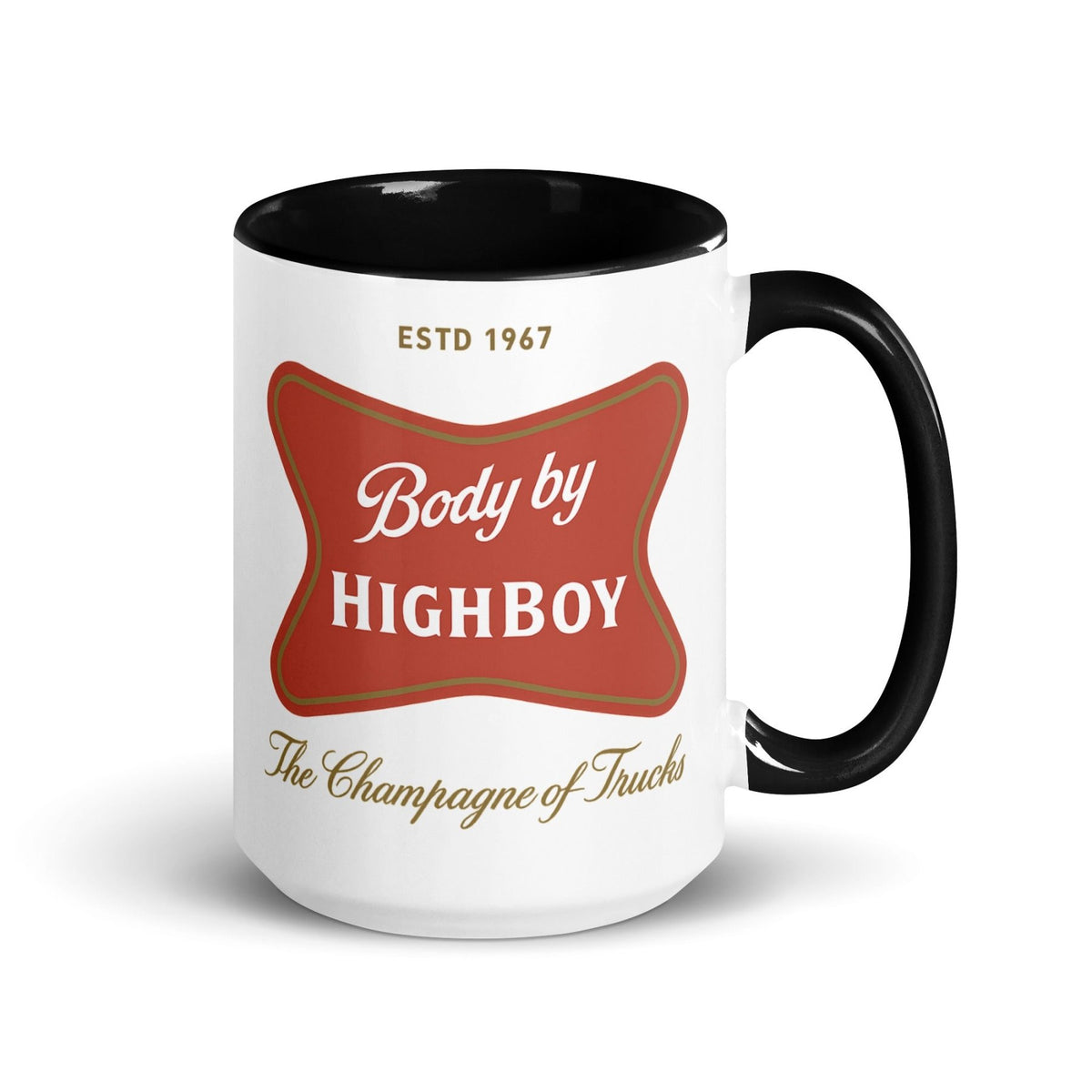 1967–1977 Bumpside & Dentside Highboy Champagne of Trucks 15 oz Ceramic Mug | Body By Highboy - vintage ford 1967–1979 Highboy, Bumpside, and Dentside truck design – BodyByHighboy