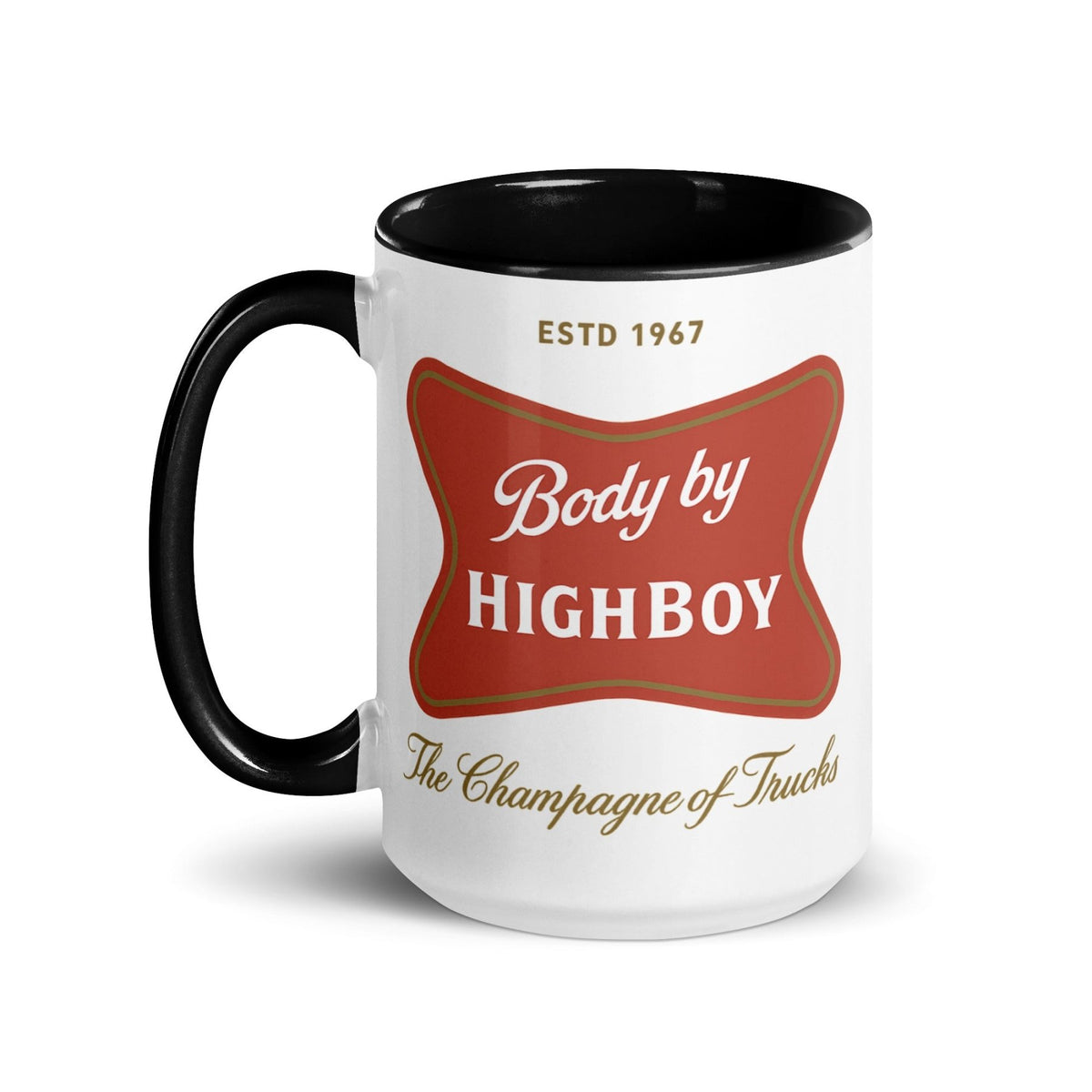 1967–1977 Bumpside & Dentside Highboy Champagne of Trucks 15 oz Ceramic Mug | Body By Highboy - vintage ford 1967–1979 Highboy, Bumpside, and Dentside truck design – BodyByHighboy
