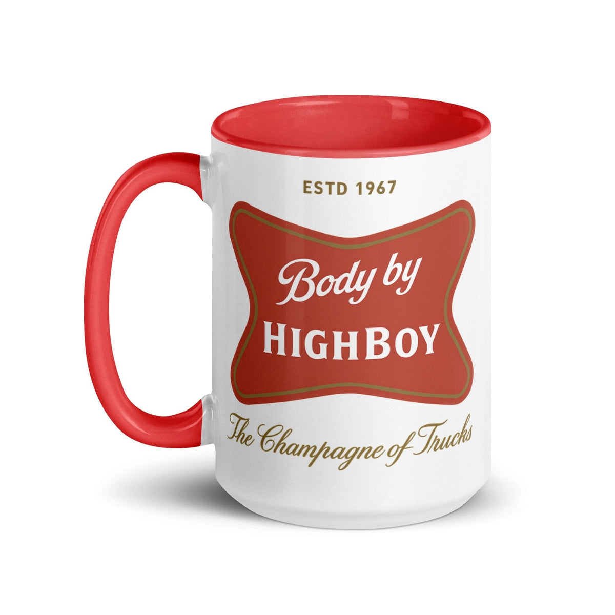 1967–1977 Bumpside & Dentside Highboy Champagne of Trucks 15 oz Ceramic Mug | Body By Highboy - vintage ford 1967–1979 Highboy, Bumpside, and Dentside truck design – BodyByHighboy
