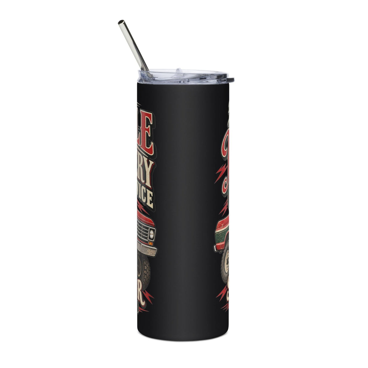 1967 Highboy Bumpside North Pole Recovery Service Stainless Steel Tumbler | Body By Highboy - vintage ford 1967–1979 Highboy, Bumpside, and Dentside truck design – BodyByHighboy