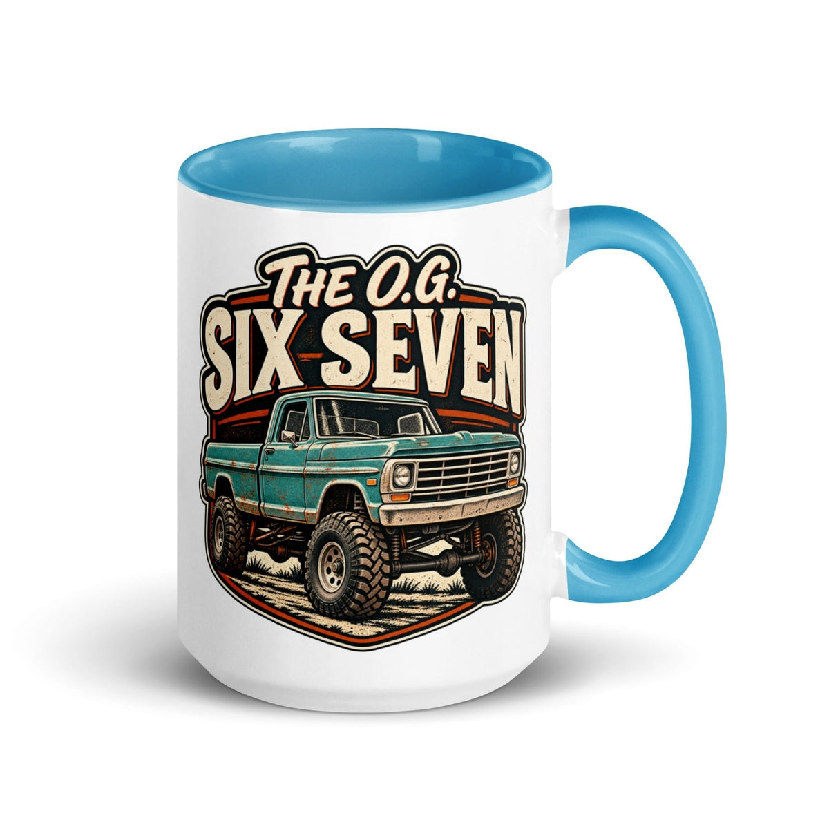 1967 Highboy Bumpside The O.G. Six Seven 15 oz Ceramic Mug | Body By Highboy - vintage ford 1967–1979 Highboy, Bumpside, and Dentside truck design – BodyByHighboy