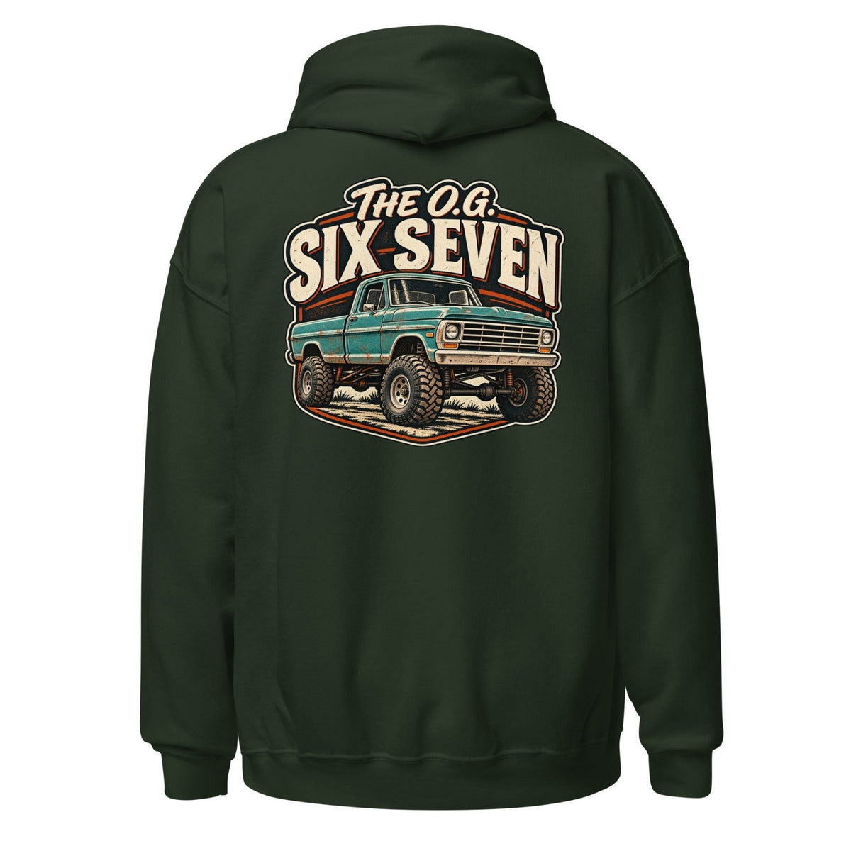 1967 Highboy Bumpside The O.G. Six Seven Hoodie | Body By Highboy - vintage ford 1967–1979 Highboy, Bumpside, and Dentside truck design – BodyByHighboy