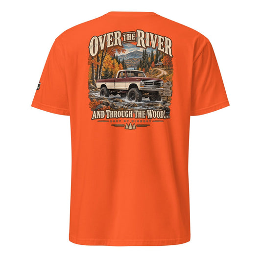 1971 Highboy Bumpside Over the River and Through the Woods T-Shirt | Body By Highboy - vintage ford 1967–1979 Highboy, Bumpside, and Dentside truck design – BodyByHighboy