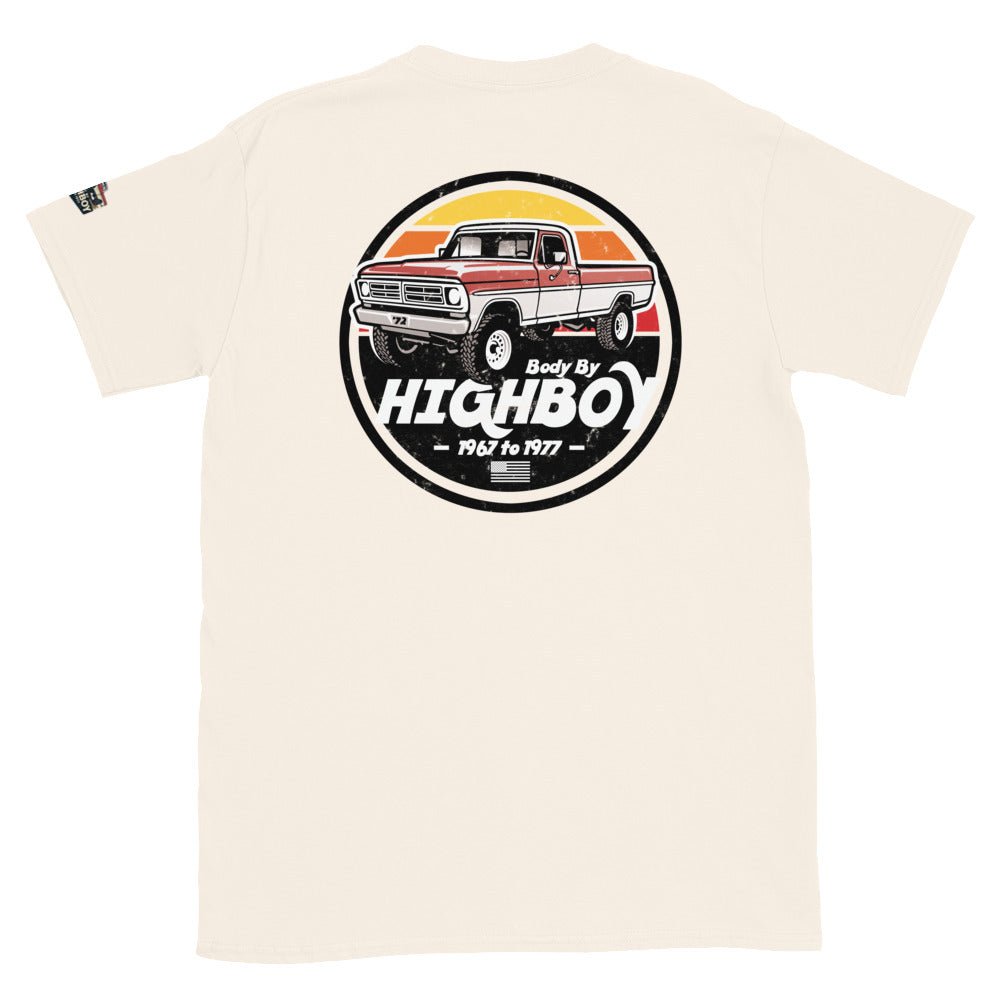 1972 Original Highboy Tee | Vintage Ford Bumpside 4x4 Shirt - vintage ford 1967–1979 Highboy, Bumpside, and Dentside truck design – BodyByHighboy