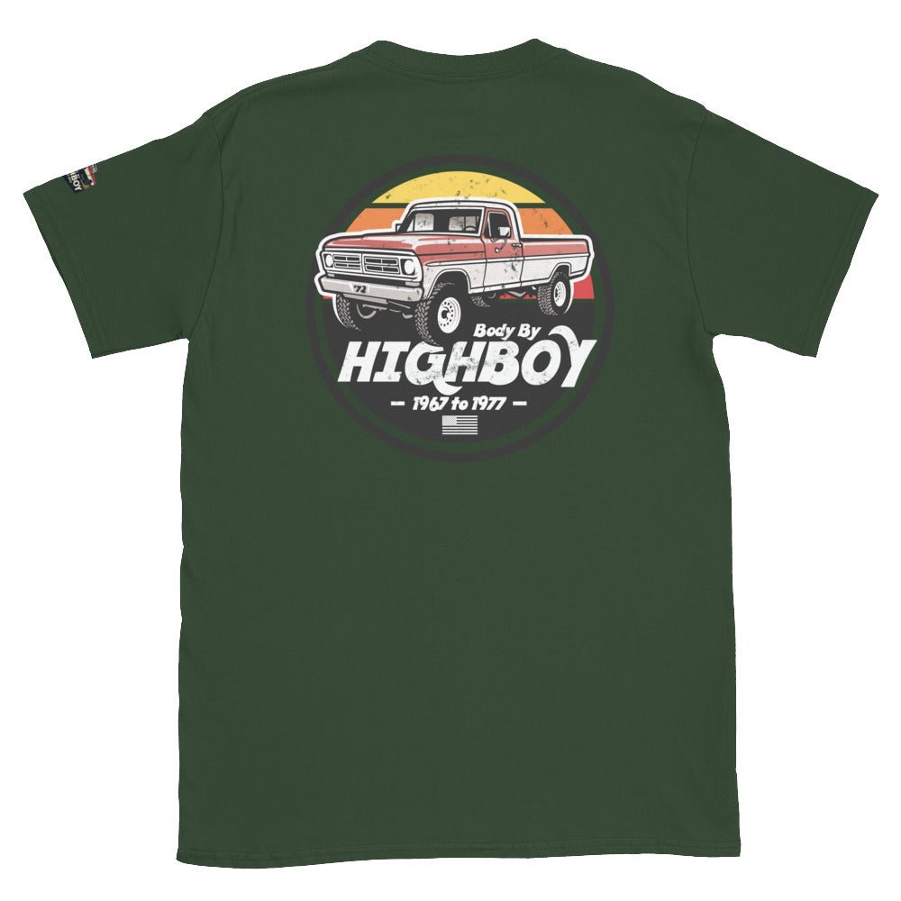 1972 Original Highboy Tee | Vintage Ford Bumpside 4x4 Shirt - vintage ford 1967–1979 Highboy, Bumpside, and Dentside truck design – BodyByHighboy