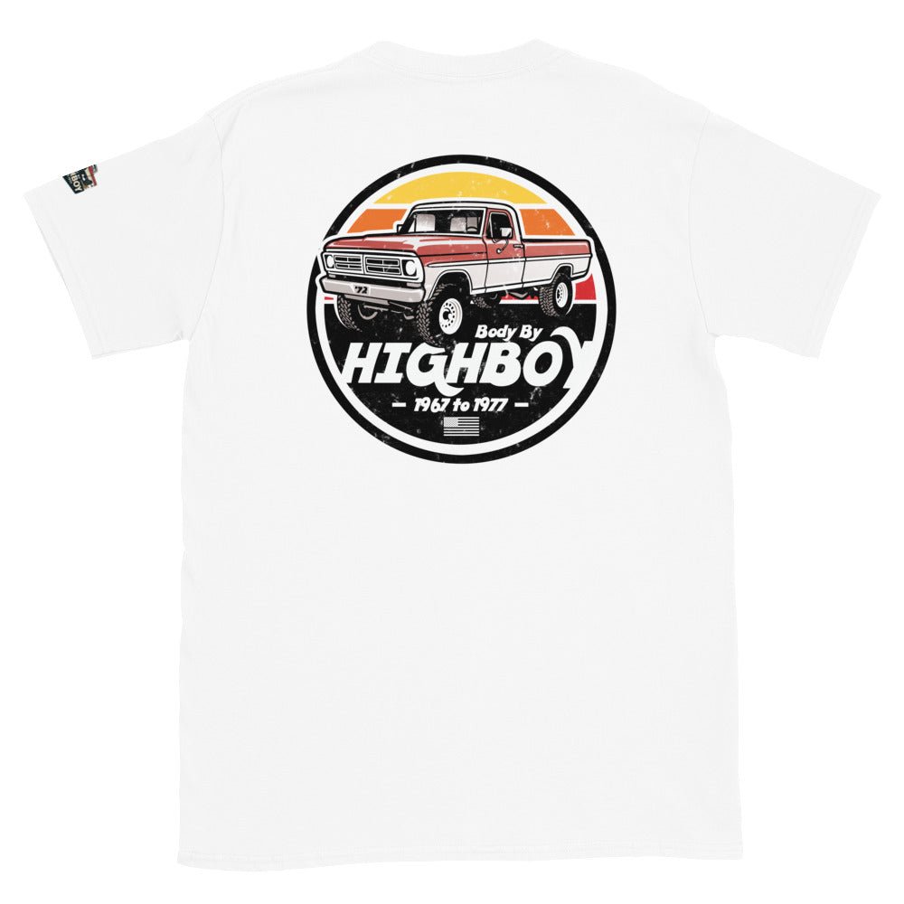 1972 Original Highboy Tee | Vintage Ford Bumpside 4x4 Shirt - vintage ford 1967–1979 Highboy, Bumpside, and Dentside truck design – BodyByHighboy