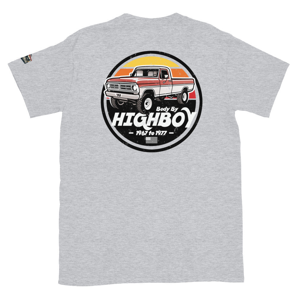 1972 Original Highboy Tee | Vintage Ford Bumpside 4x4 Shirt - vintage ford 1967–1979 Highboy, Bumpside, and Dentside truck design – BodyByHighboy