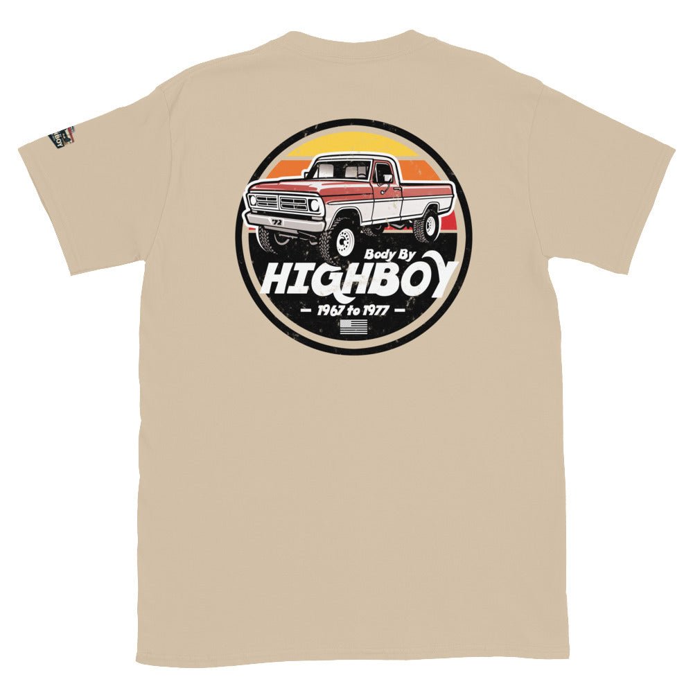 1972 Original Highboy Tee | Vintage Ford Bumpside 4x4 Shirt - vintage ford 1967–1979 Highboy, Bumpside, and Dentside truck design – BodyByHighboy