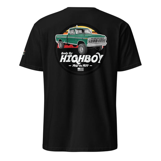 1973–1975 Highboy Dentside Original Highboy Green T-Shirt | Body By Highboy - vintage ford 1967–1979 Highboy, Bumpside, and Dentside truck design – BodyByHighboy