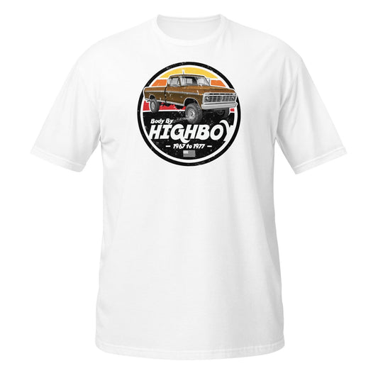 1973 Original Highboy Tee — Vintage Ford Dentside Truck Shirt (Brown) - vintage ford 1967–1979 Highboy, Bumpside, and Dentside truck design – BodyByHighboy