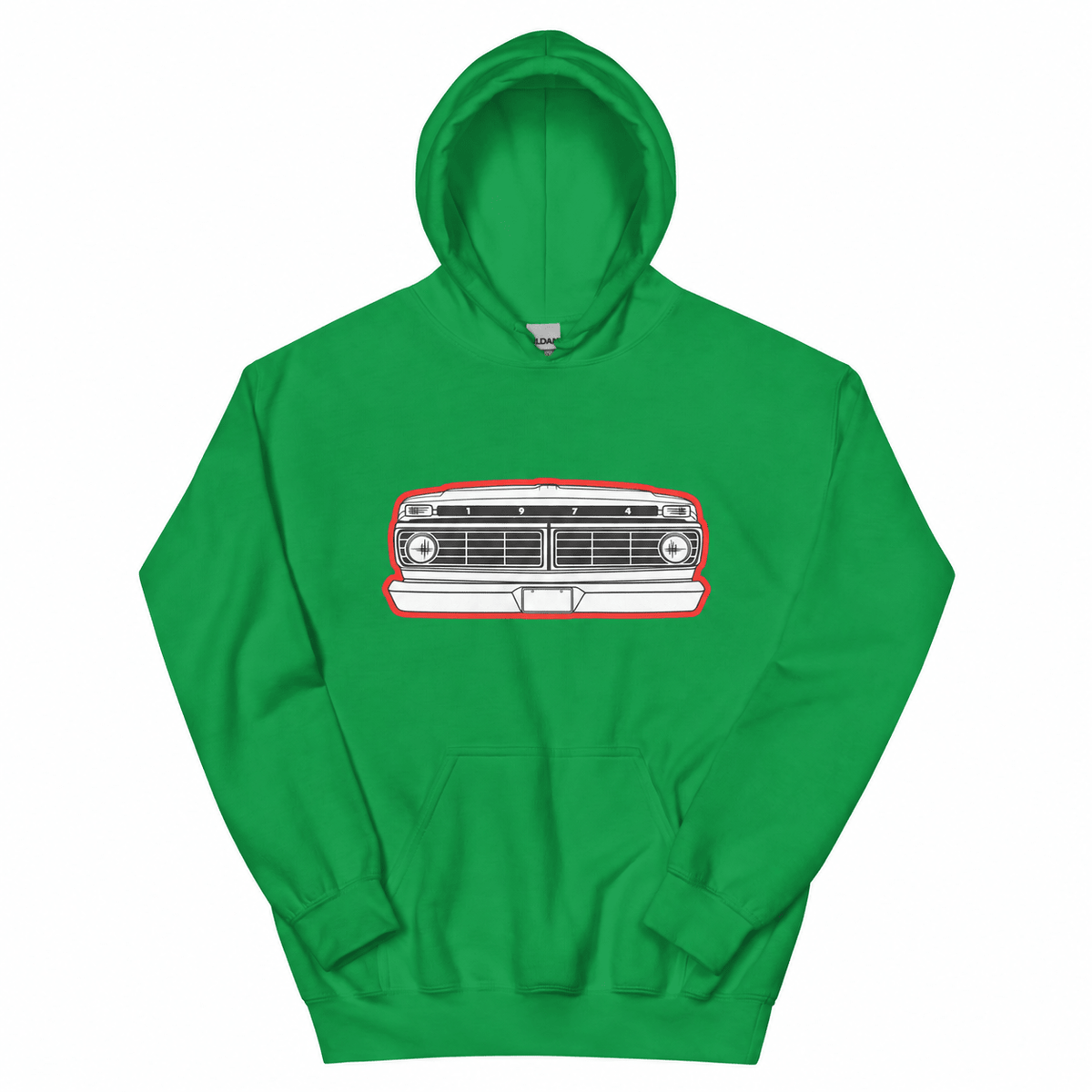 1974 Highboy Dentside Grille Hoodie | Body By Highboy - vintage ford 1967–1979 Highboy, Bumpside, and Dentside truck design – BodyByHighboy