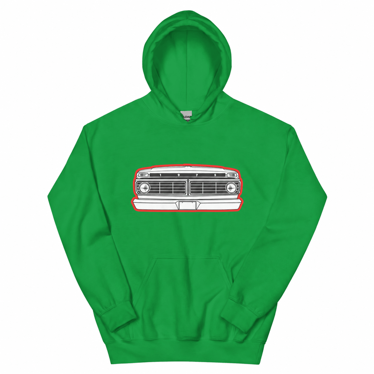 1975 Highboy Dentside Grille Hoodie | Body By Highboy - vintage ford 1967–1979 Highboy, Bumpside, and Dentside truck design – BodyByHighboy