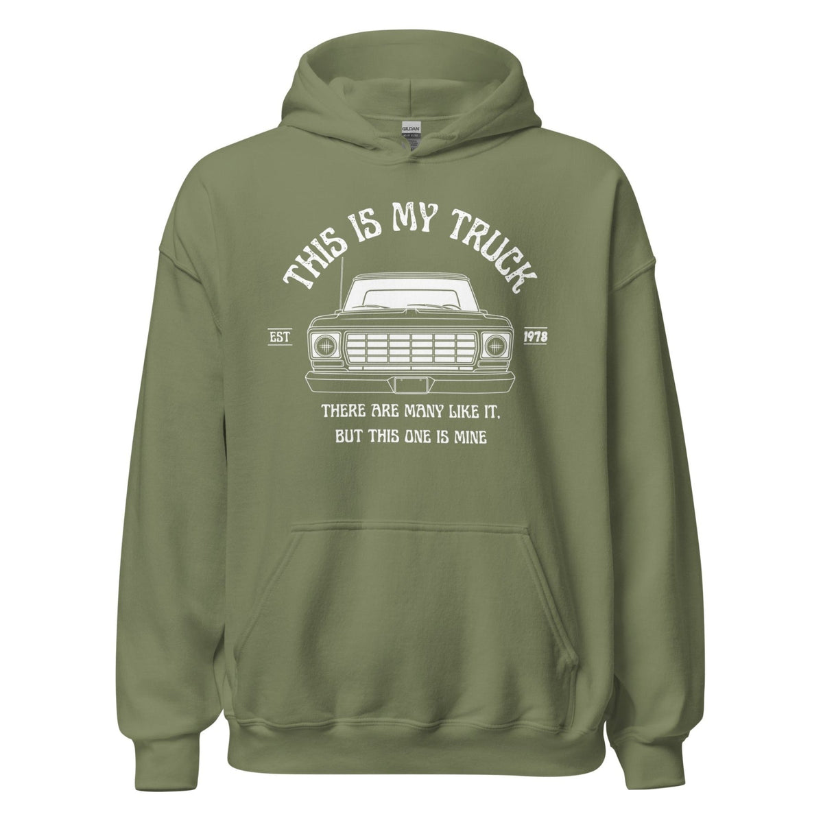 1978 This Is My Truck - Unisex Hoodie - 1973–1979 Ford Dentside truck gear – Body By Highboy