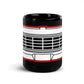 1979 Dentside Red Outline Truck Front 15 oz Black Ceramic Mug | Body By Highboy - 1973–1979 Ford Dentside truck gear – Body By Highboy