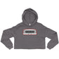 1979 Dentside Red Outline Truck Front Crop Hoodie | Body By Highboy - 1973–1979 Ford Dentside truck gear – Body By Highboy