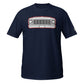 1979 Dentside Red Outline Truck Front T-Shirt | Body By Highboy - 1973–1979 Ford Dentside truck gear – Body By Highboy