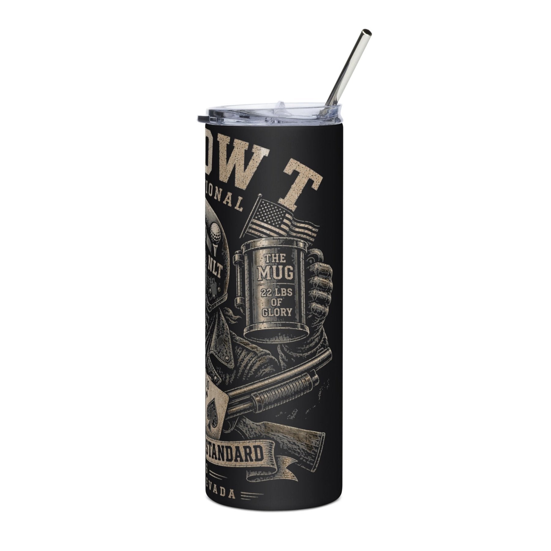 '26 NLT : Stainless steel tumbler (Design A) - vintage ford 1967–1979 Highboy, Bumpside, and Dentside truck design – BodyByHighboy