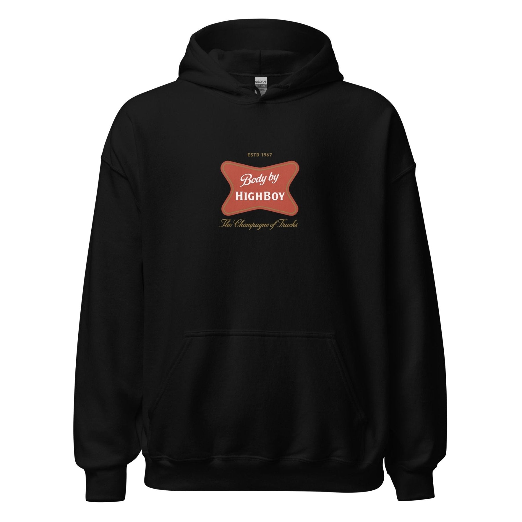 “Champagne of Trucks” Hoodie - vintage ford 1967–1979 Highboy, Bumpside, and Dentside truck design – BodyByHighboy