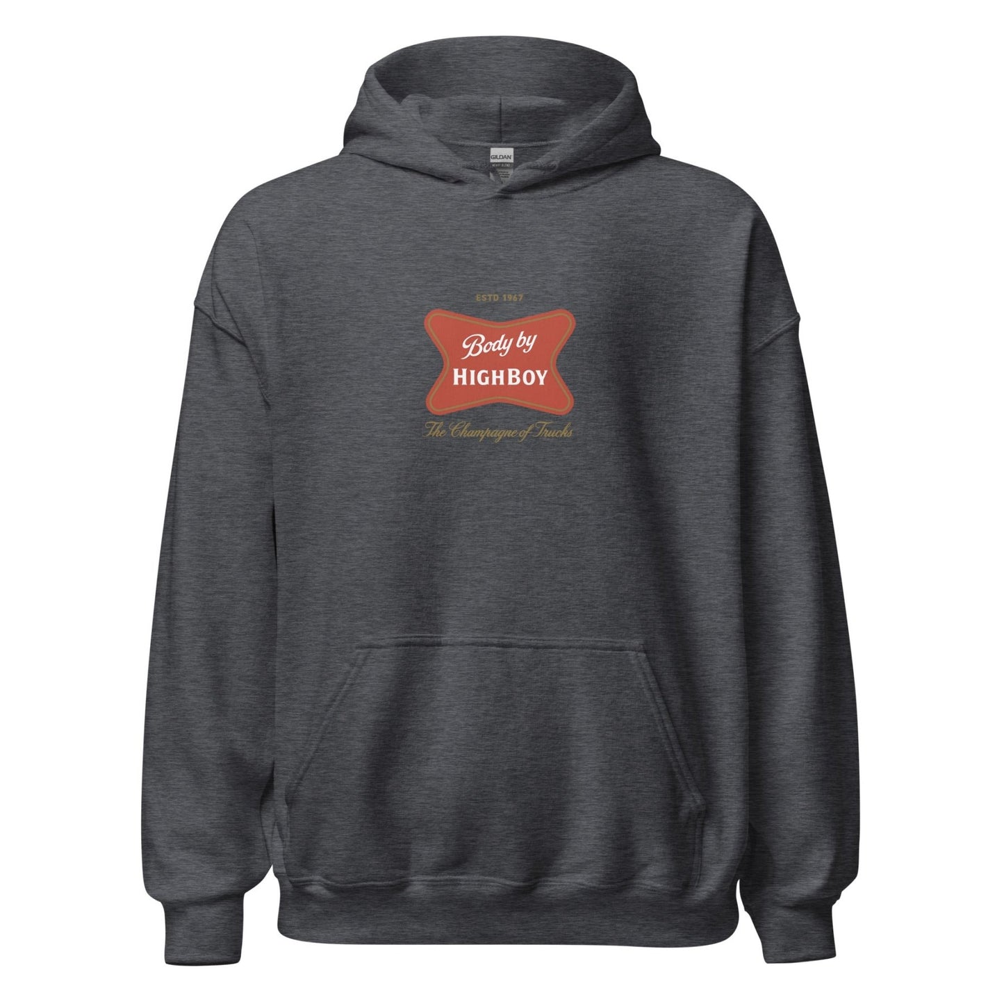 “Champagne of Trucks” Hoodie - vintage ford 1967–1979 Highboy, Bumpside, and Dentside truck design – BodyByHighboy