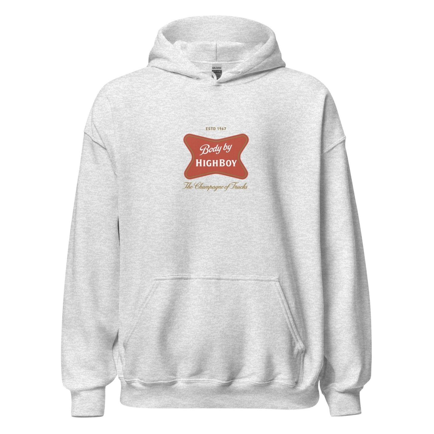 “Champagne of Trucks” Hoodie - vintage ford 1967–1979 Highboy, Bumpside, and Dentside truck design – BodyByHighboy