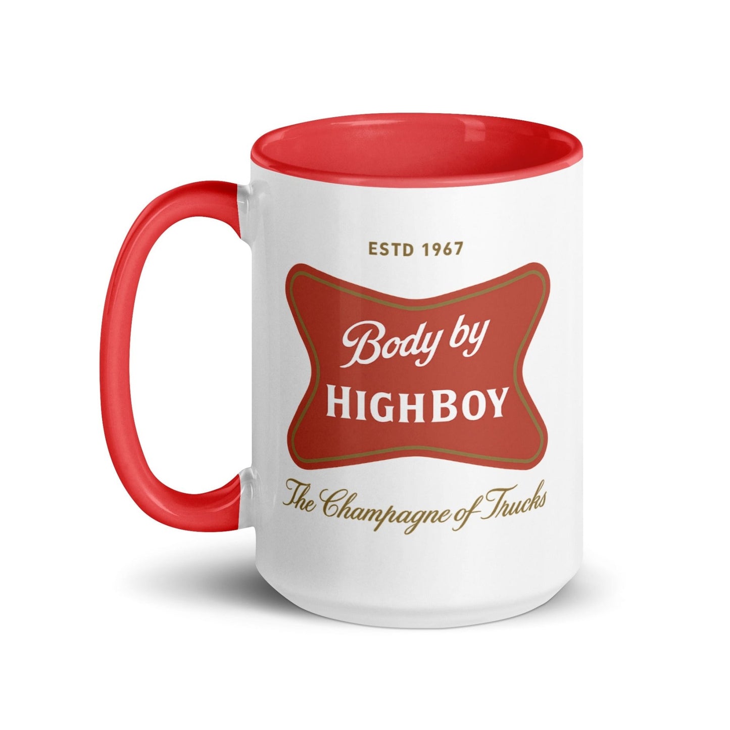 “Champagne of Trucks” Mug - vintage ford 1967–1979 Highboy, Bumpside, and Dentside truck design – BodyByHighboy