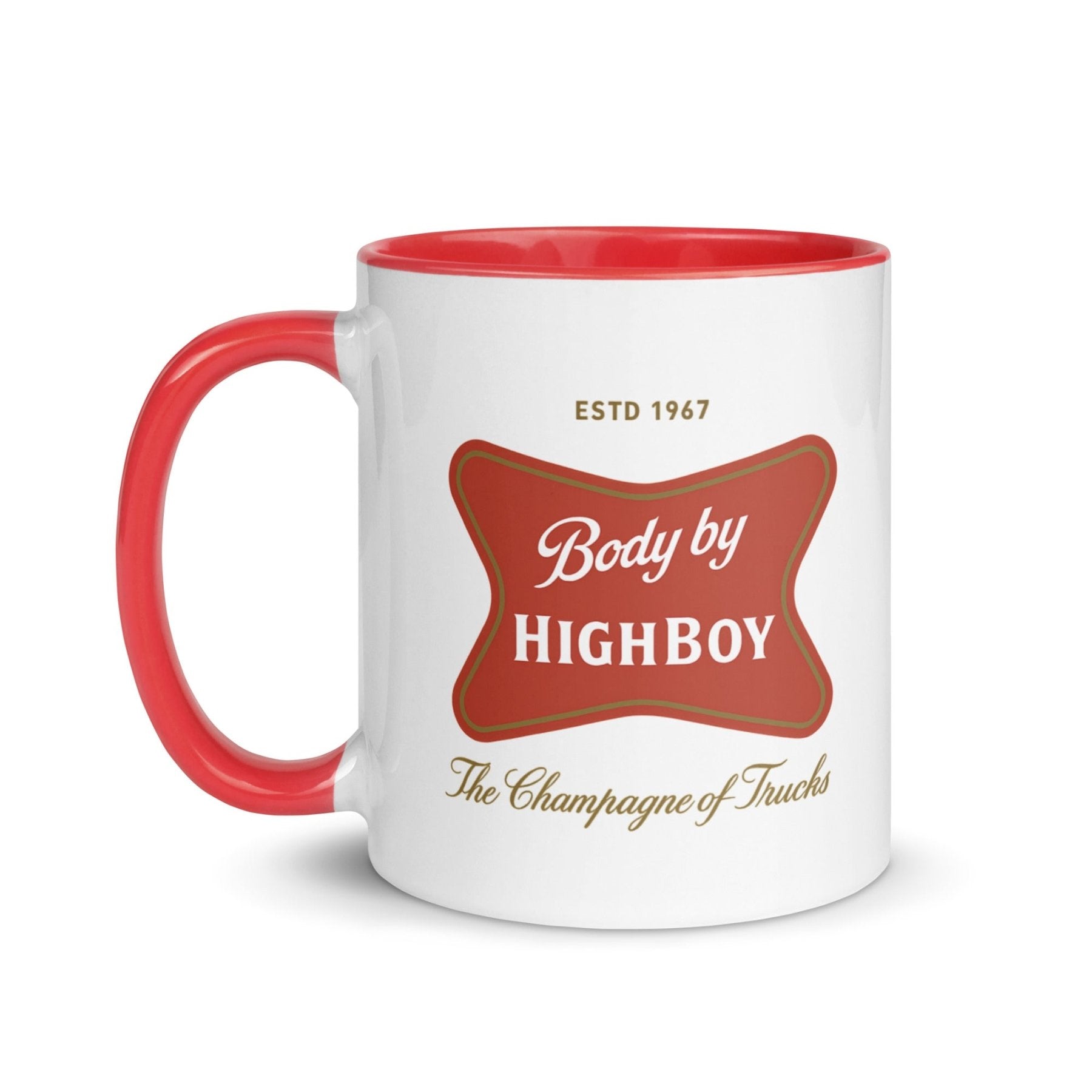 “Champagne of Trucks” Mug - vintage ford 1967–1979 Highboy, Bumpside, and Dentside truck design – BodyByHighboy