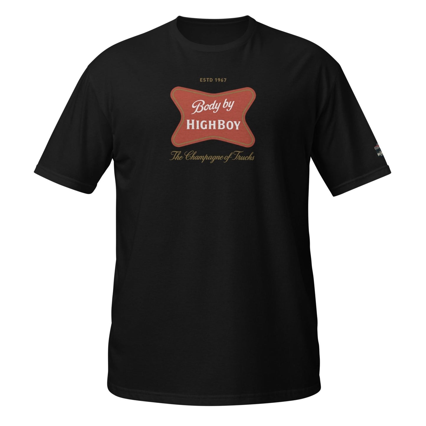 “Champagne of Trucks” T-Shirt - vintage ford 1967–1979 Highboy, Bumpside, and Dentside truck design – BodyByHighboy