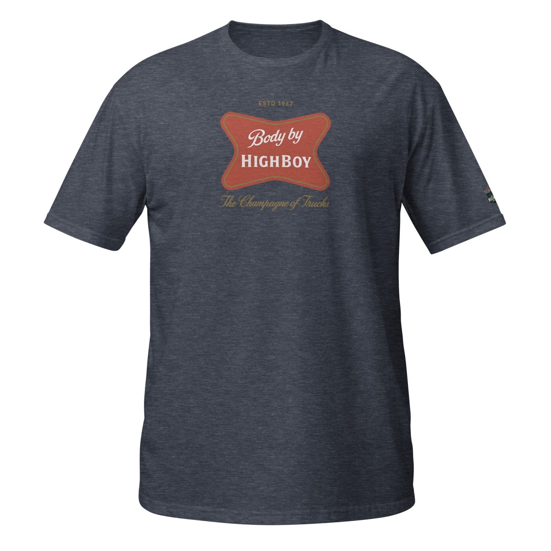 “Champagne of Trucks” T-Shirt - vintage ford 1967–1979 Highboy, Bumpside, and Dentside truck design – BodyByHighboy