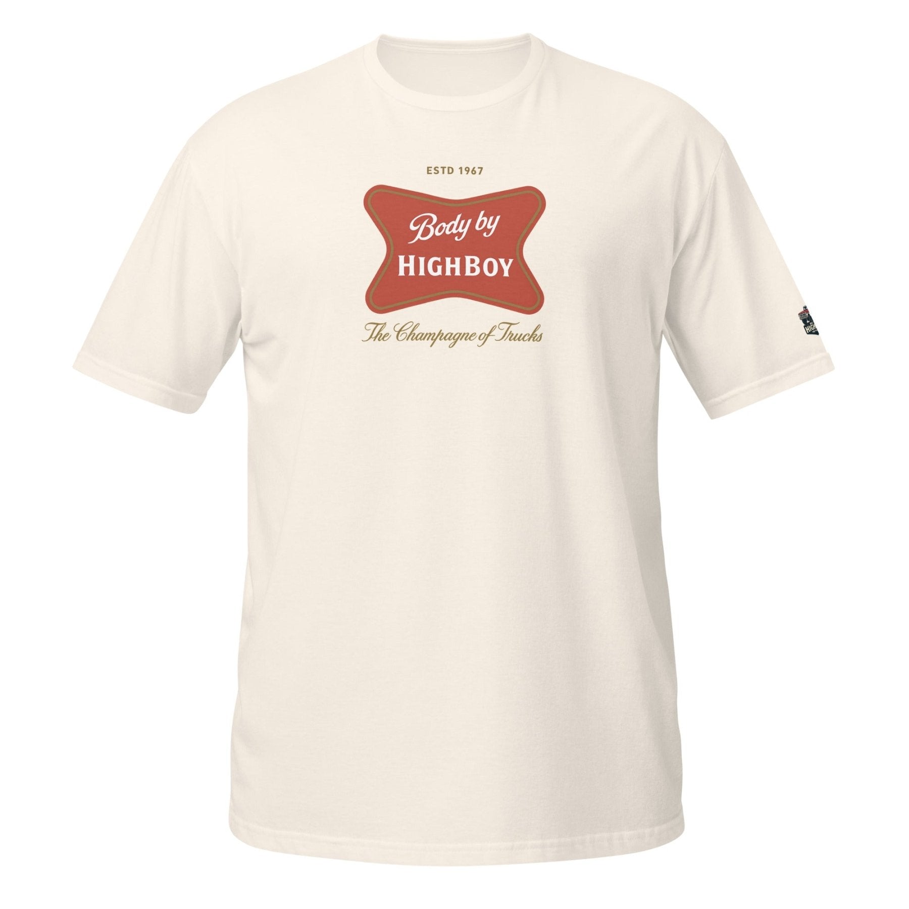 “Champagne of Trucks” T-Shirt - vintage ford 1967–1979 Highboy, Bumpside, and Dentside truck design – BodyByHighboy