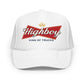 "King Of Trucks" Foam Trucker Hat - vintage ford 1967–1979 Highboy, Bumpside, and Dentside truck design – BodyByHighboy