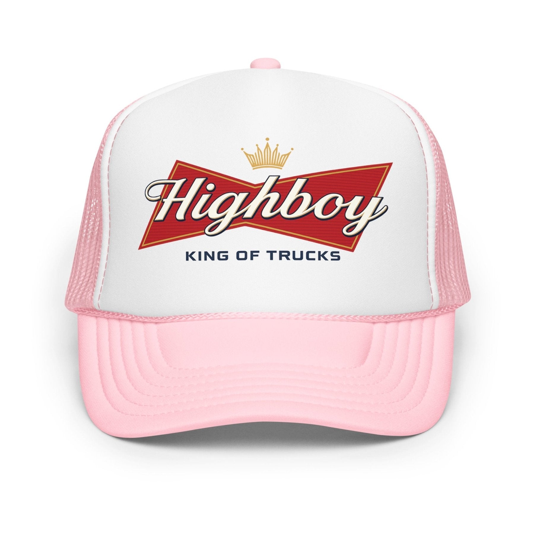 "King Of Trucks" Foam Trucker Hat - vintage ford 1967–1979 Highboy, Bumpside, and Dentside truck design – BodyByHighboy