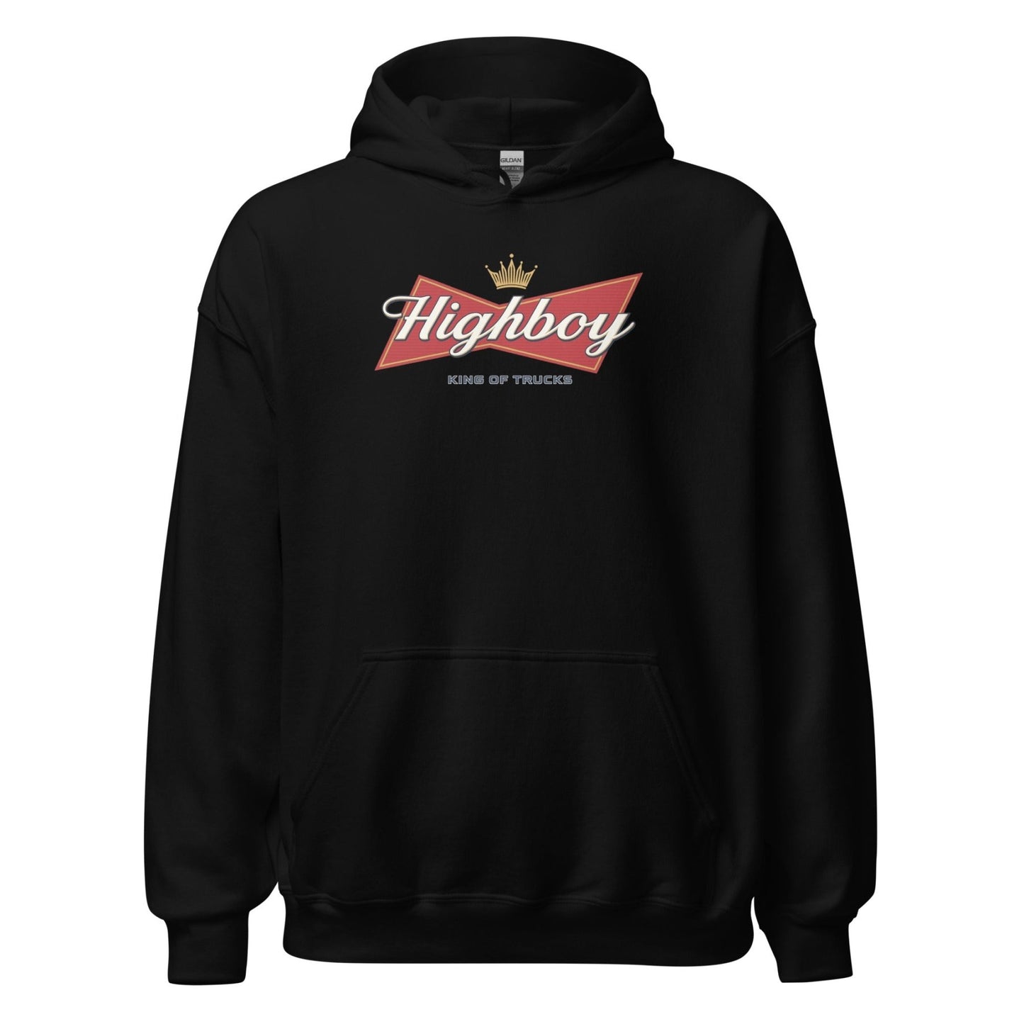 “King of Trucks” Hoodie - vintage ford 1967–1979 Highboy, Bumpside, and Dentside truck design – BodyByHighboy