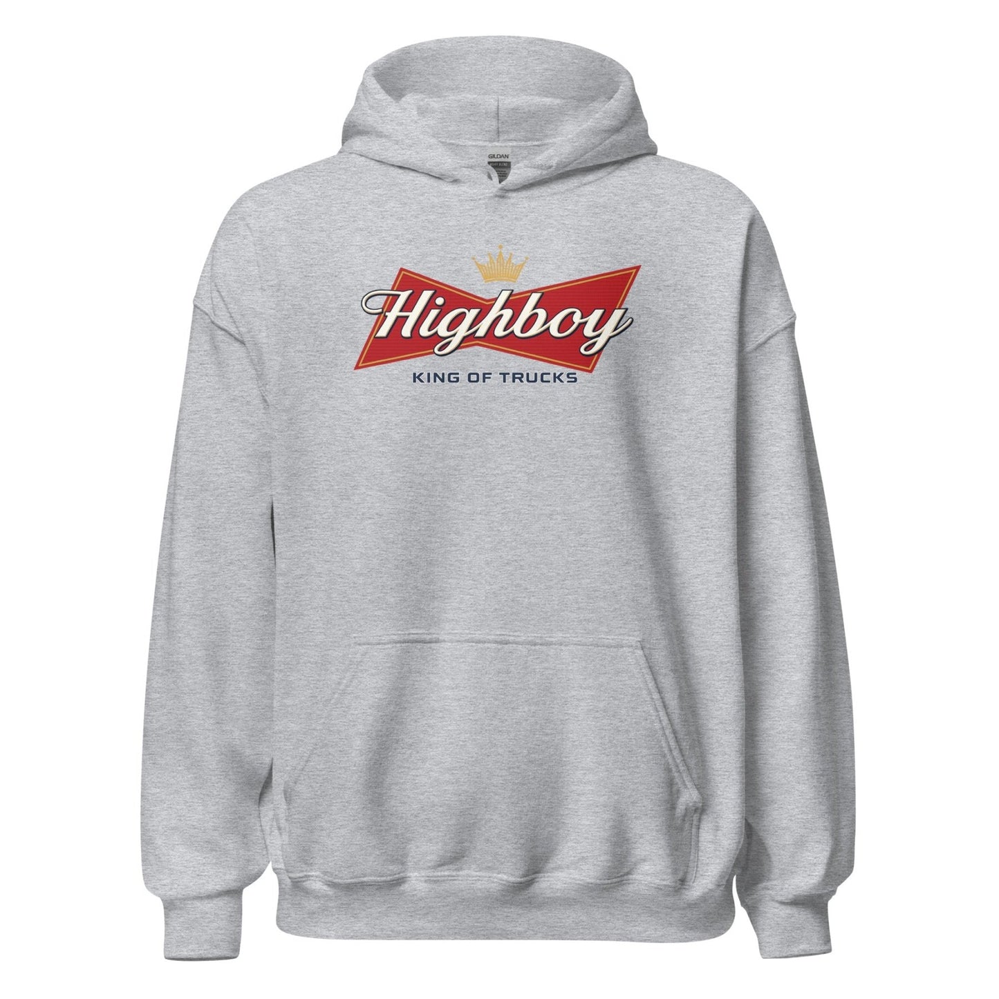 “King of Trucks” Hoodie - vintage ford 1967–1979 Highboy, Bumpside, and Dentside truck design – BodyByHighboy