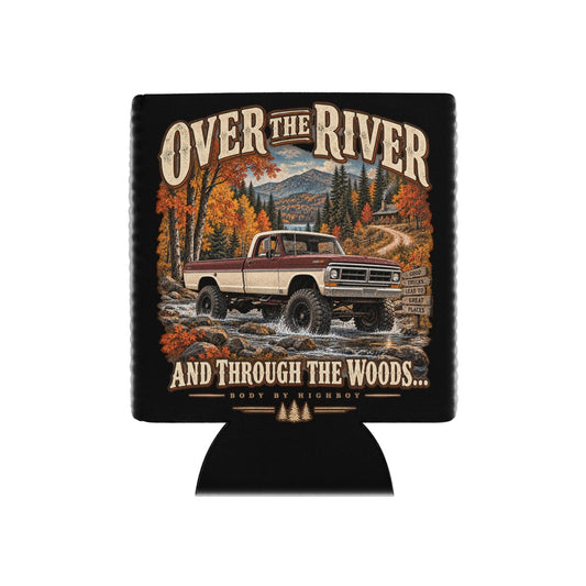 Over the River & Through the Woods Vintage Highboy Can Cooler - vintage ford 1967–1979 Highboy, Bumpside, and Dentside truck design – BodyByHighboy