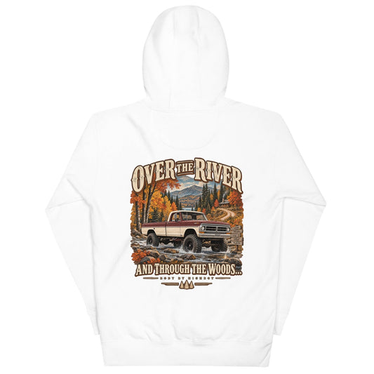 Over the River & Through the Woods Vintage Highboy Hoodie - vintage ford 1967–1979 Highboy, Bumpside, and Dentside truck design – BodyByHighboy