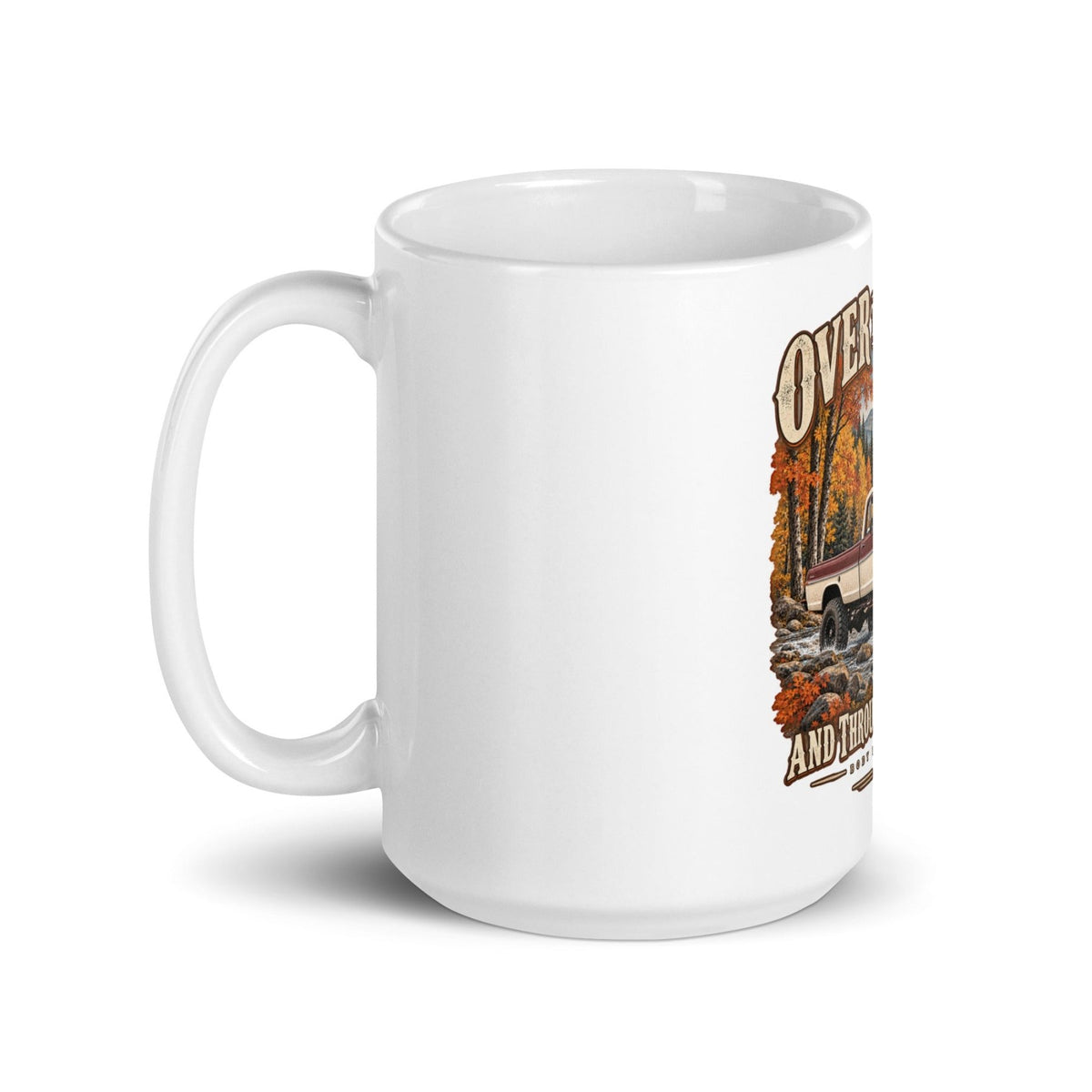 Over the River & Through the Woods Vintage Highboy Mug - vintage ford 1967–1979 Highboy, Bumpside, and Dentside truck design – BodyByHighboy