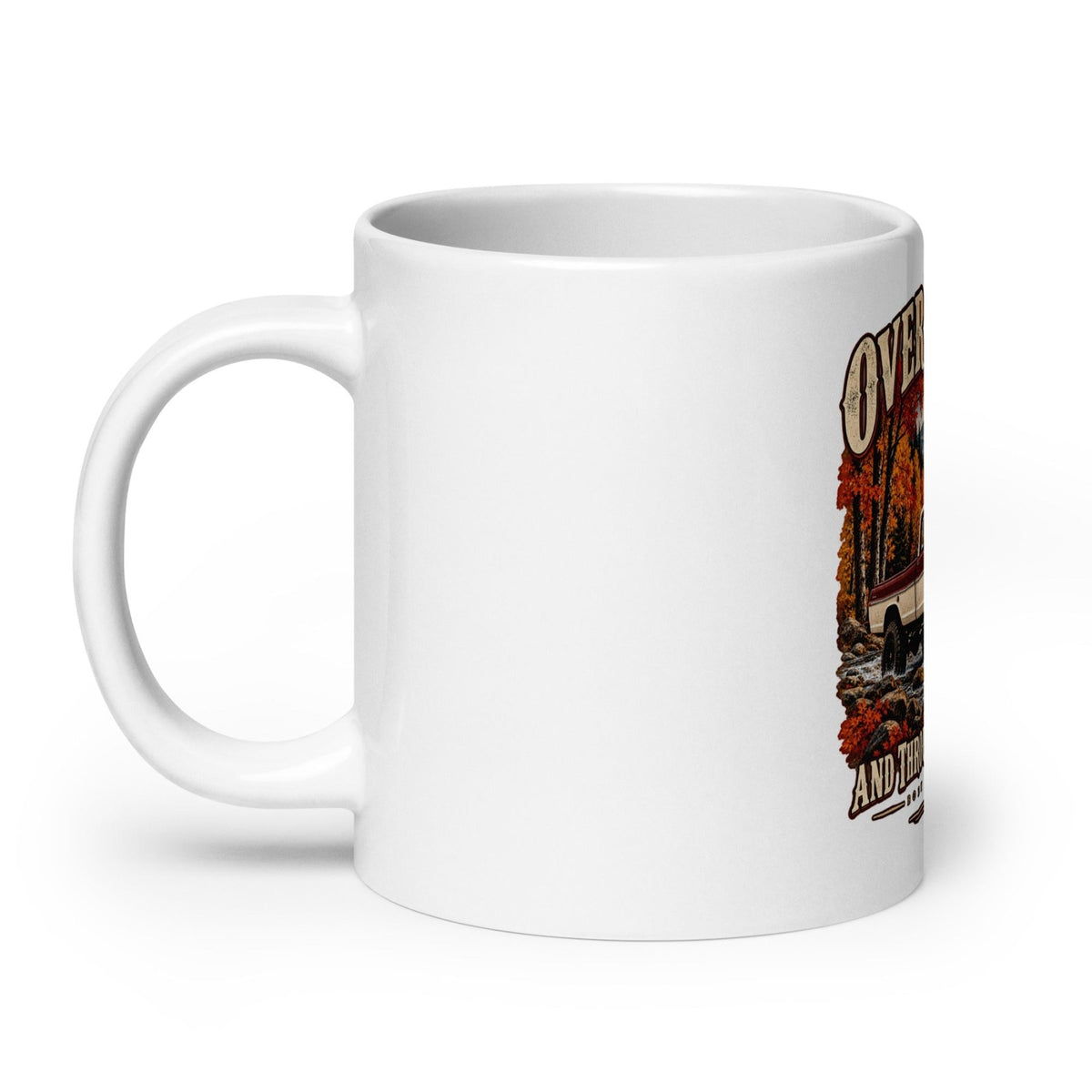 Over the River & Through the Woods Vintage Highboy Mug - vintage ford 1967–1979 Highboy, Bumpside, and Dentside truck design – BodyByHighboy