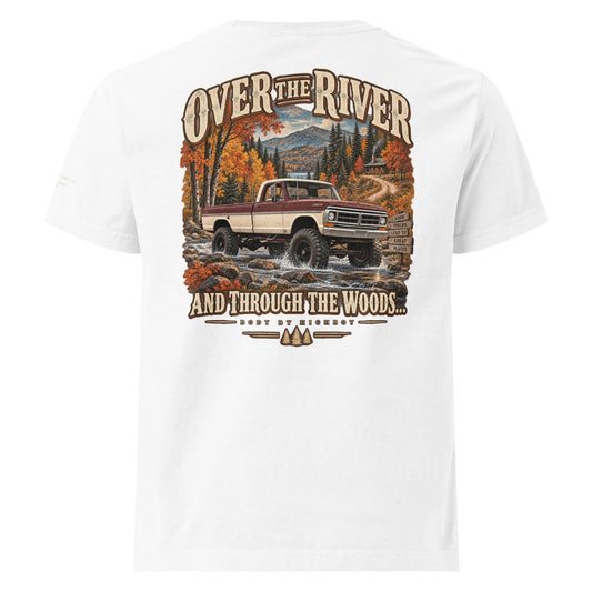 Over the River & Through the Woods Vintage Highboy Tee - vintage ford 1967–1979 Highboy, Bumpside, and Dentside truck design – BodyByHighboy