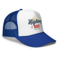 "Rocky Mountains" Foam Trucker Hat - vintage ford 1967–1979 Highboy, Bumpside, and Dentside truck design – BodyByHighboy