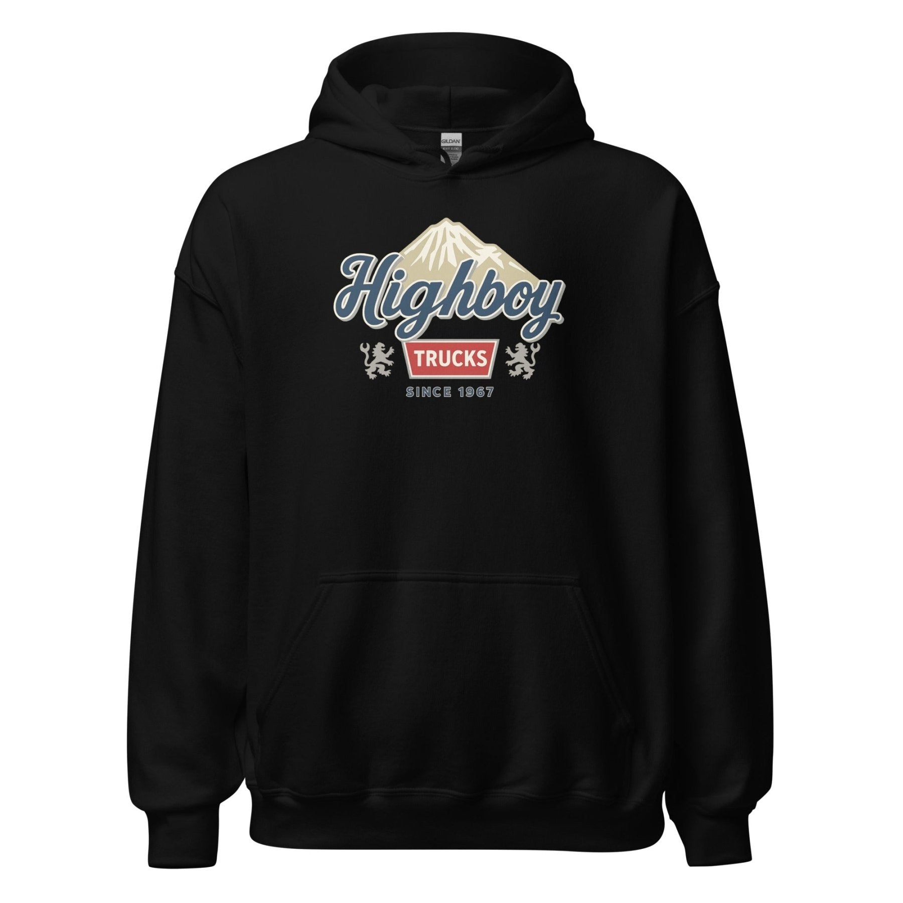 “Rocky Mountains” Hoodie - vintage ford 1967–1979 Highboy, Bumpside, and Dentside truck design – BodyByHighboy