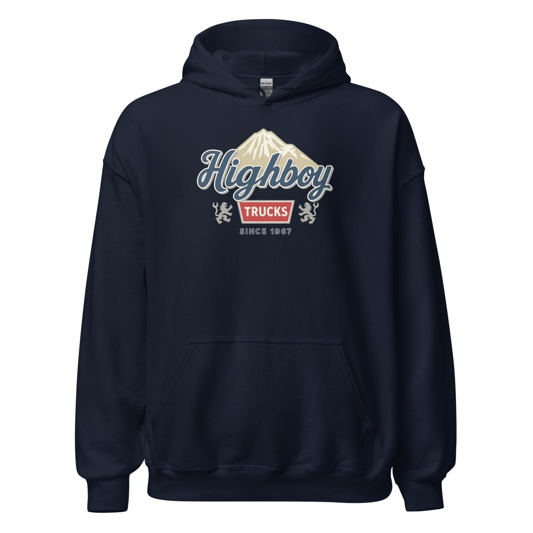 “Rocky Mountains” Hoodie - vintage ford 1967–1979 Highboy, Bumpside, and Dentside truck design – BodyByHighboy