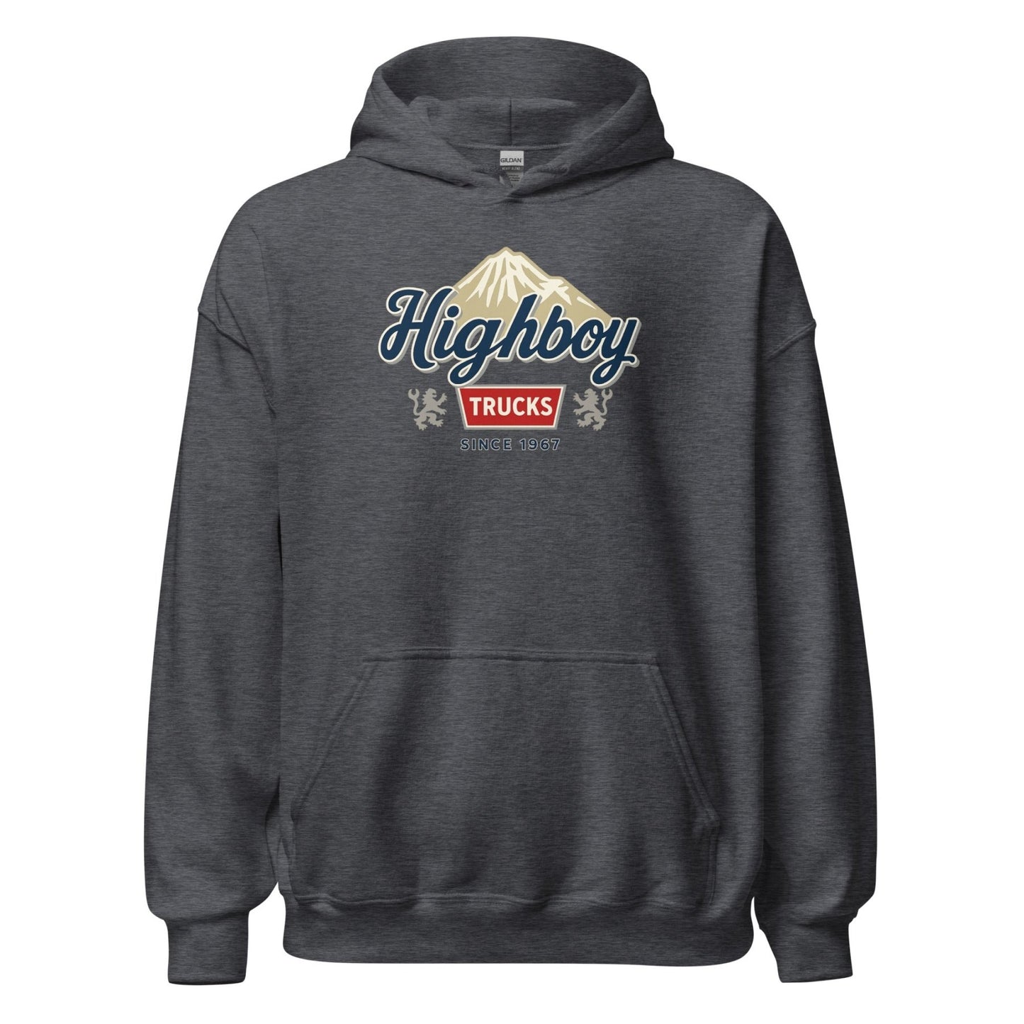 “Rocky Mountains” Hoodie - vintage ford 1967–1979 Highboy, Bumpside, and Dentside truck design – BodyByHighboy