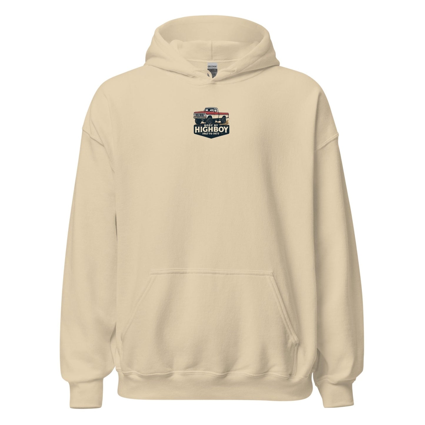 “What is a Highboy?” Hoodie - vintage ford 1967–1979 Highboy, Bumpside, and Dentside truck design – BodyByHighboy