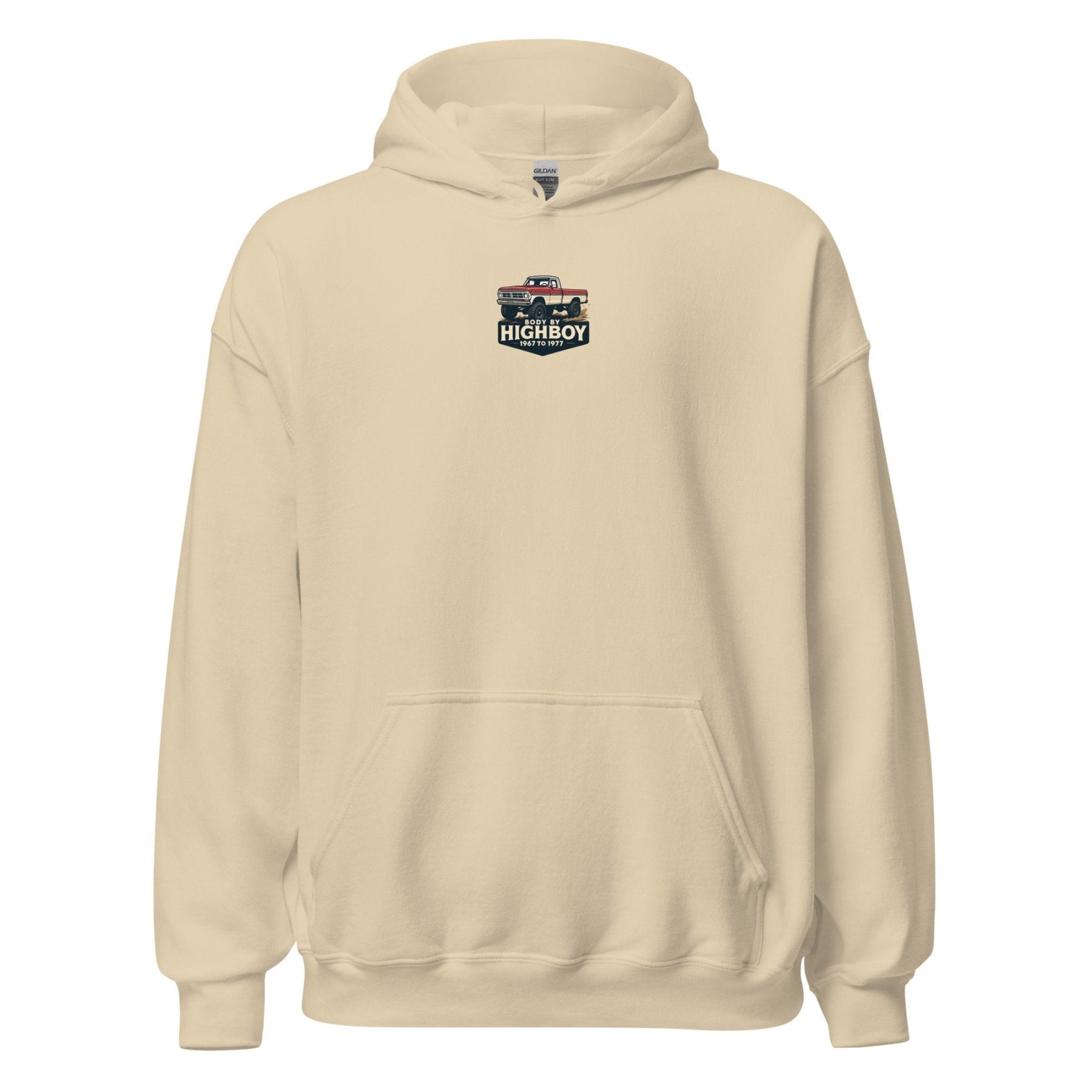 “What is a Highboy?” Hoodie - vintage ford 1967–1979 Highboy, Bumpside, and Dentside truck design – BodyByHighboy