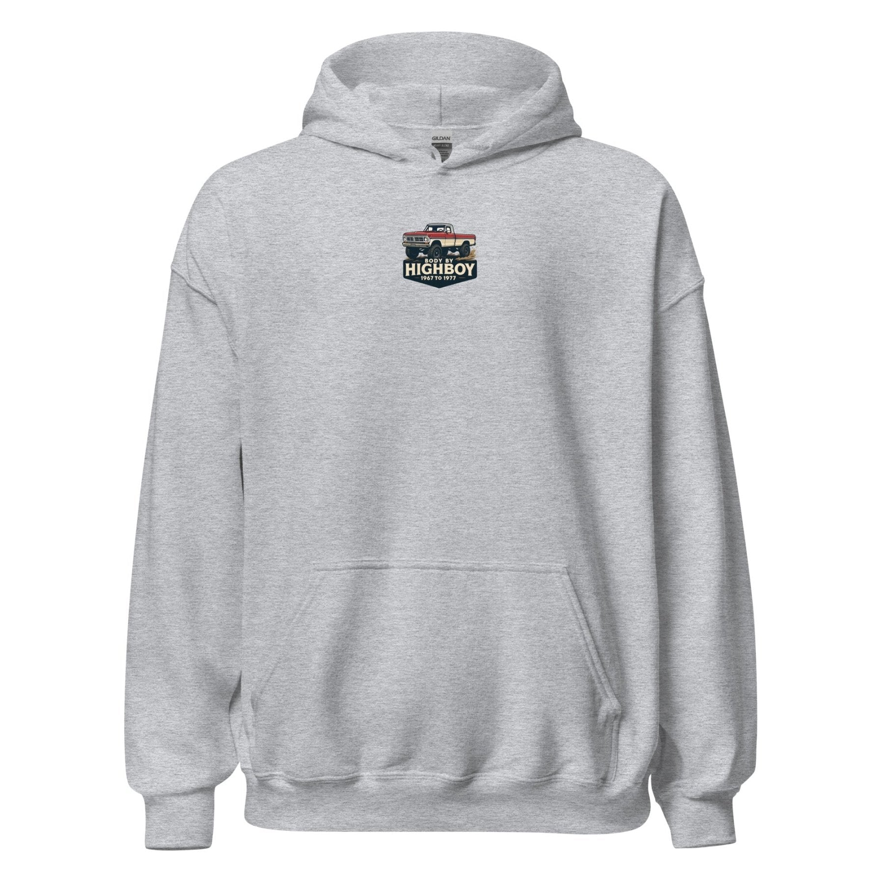 “What is a Highboy?” Hoodie - vintage ford 1967–1979 Highboy, Bumpside, and Dentside truck design – BodyByHighboy