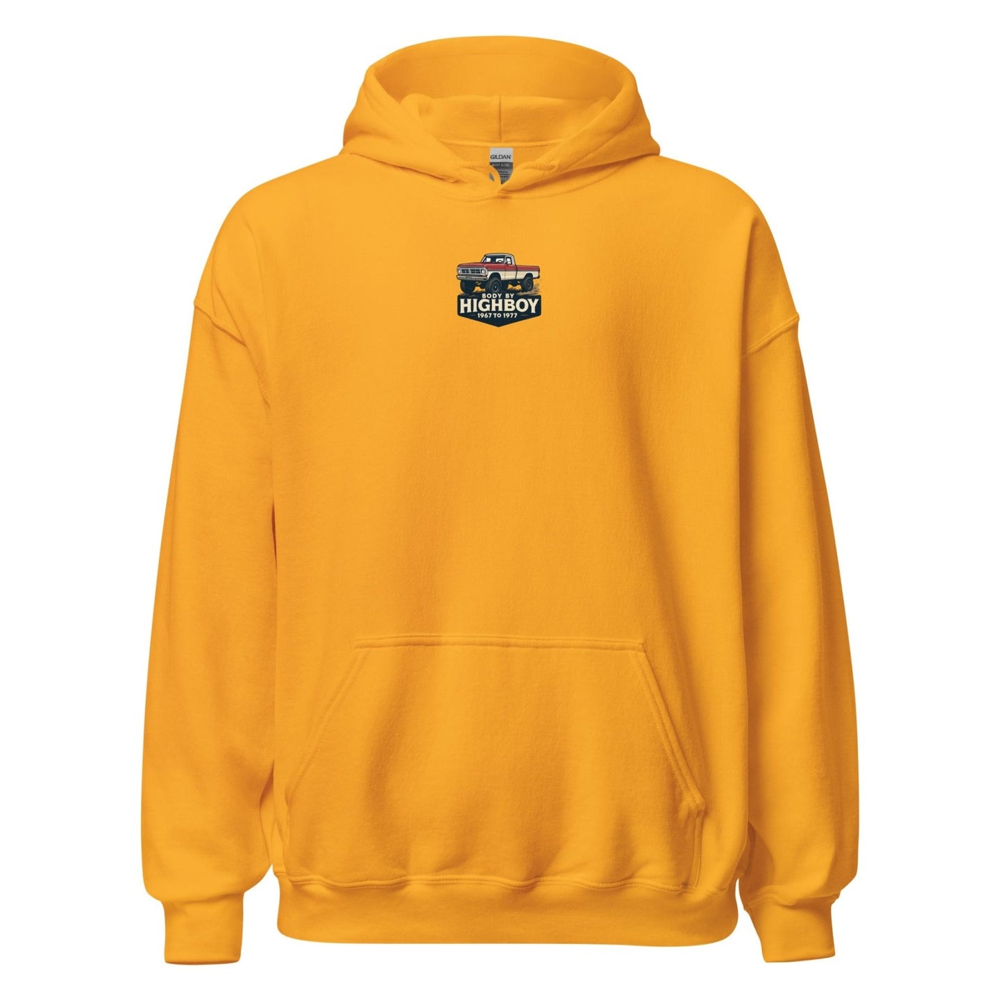 “What is a Highboy?” Hoodie - vintage ford 1967–1979 Highboy, Bumpside, and Dentside truck design – BodyByHighboy